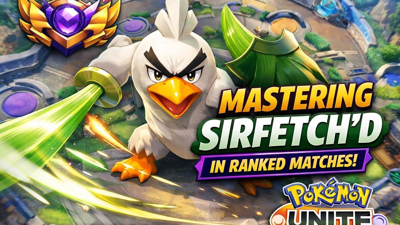 Mastering Sirfetch’d in Ranked Matches | Pokémon UNITE