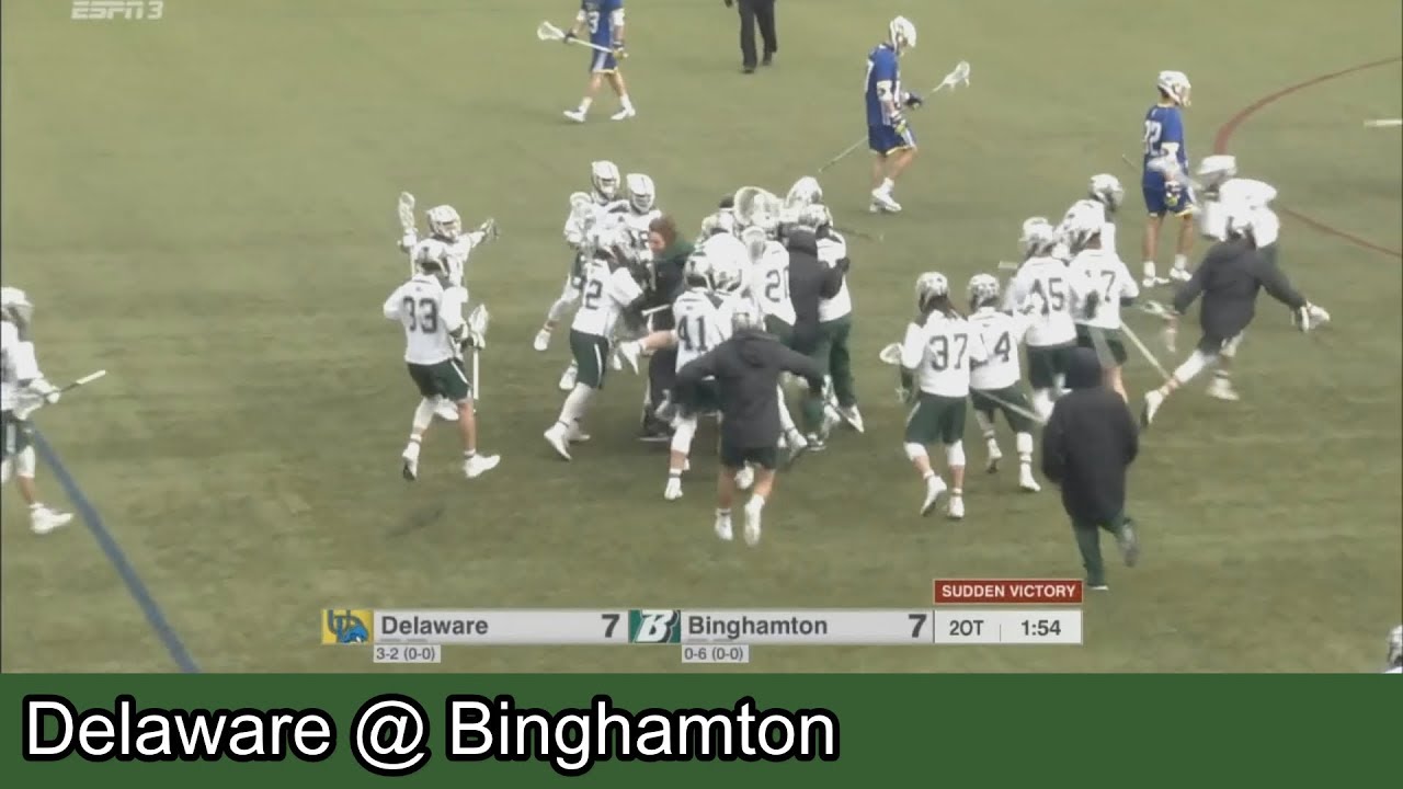 Delaware vs. Binghamton Lacrosse Highlights 2018