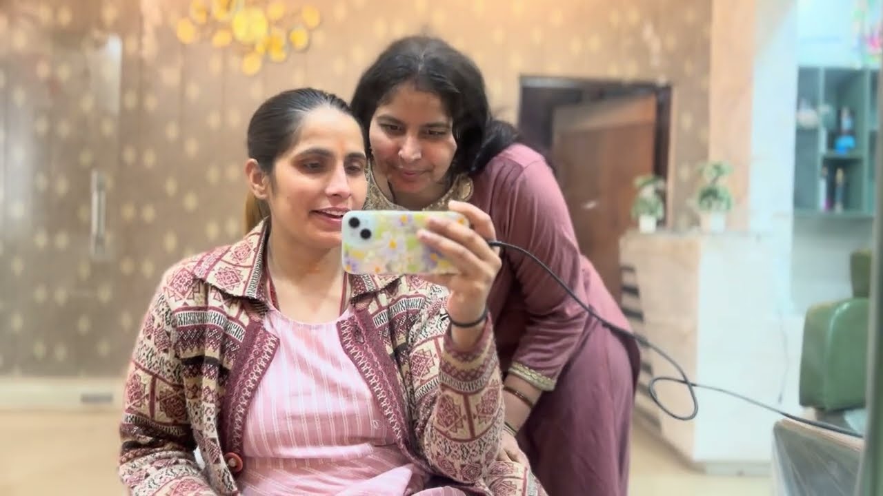 आज हुई सैलून के अंदर फर्स्ट सर्विस #viralvlogs 