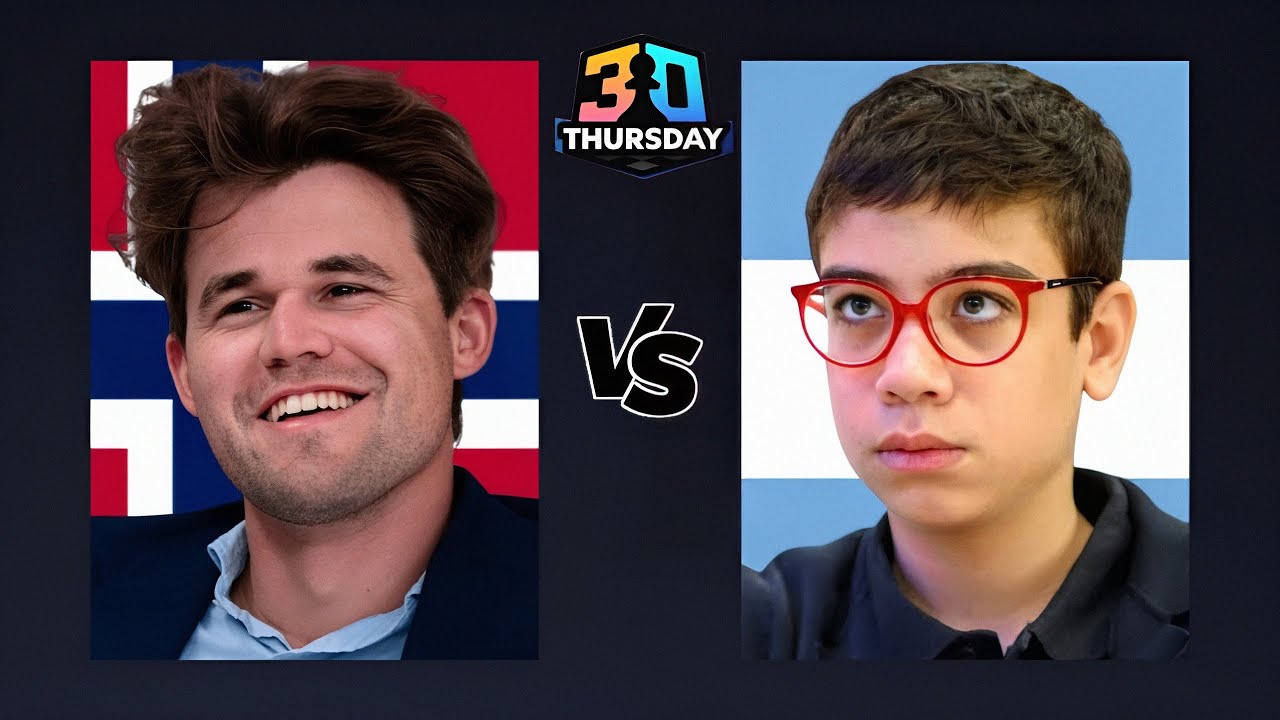 Magnus Carlsen vs Faustino Oro | 30 Thursday | November 13, 2025 | Chesscom