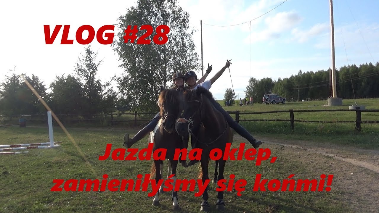 VLOG #28 | Jazda na oklep, zamieniłyśmy się końmi!