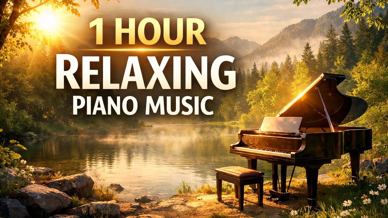 1 Hour Relaxing Piano Music – Sleep, Study, Stress Relief