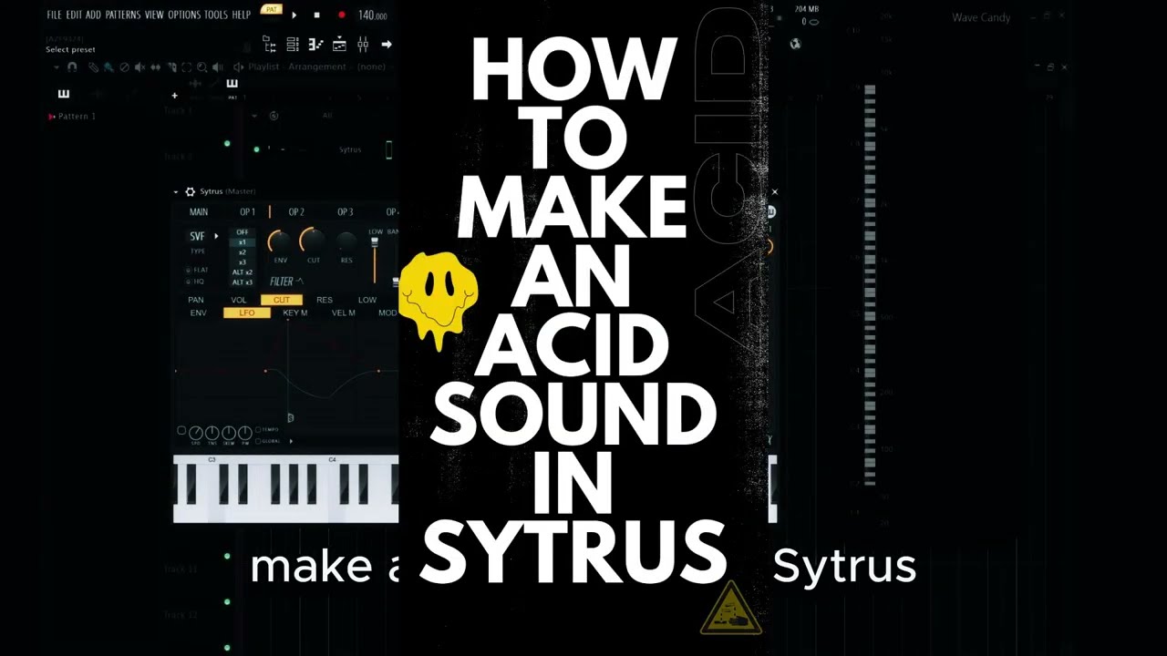 How to make an Acid🧪☣️ Sound in Sytrus🎹+🎛️➡️🎶
