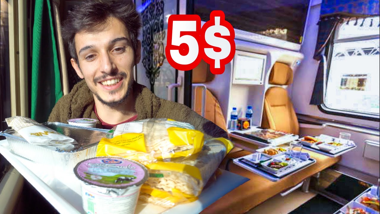 İRAN'da VİP tren yolcuğu yaptım! (5 dolar) - NELER OLDU?