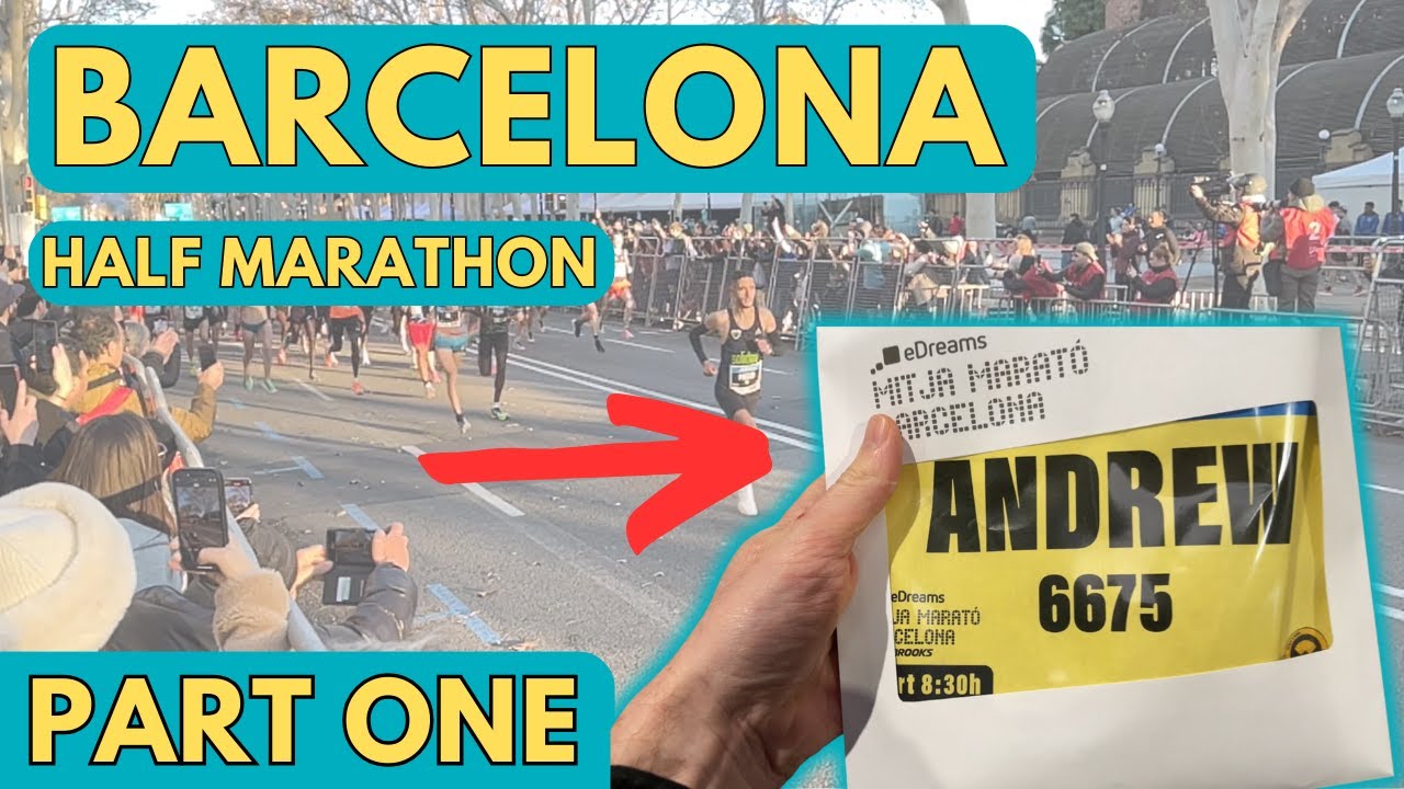 BARCELONA HALF MARATHON 2024 Race Vlog - PART ONE