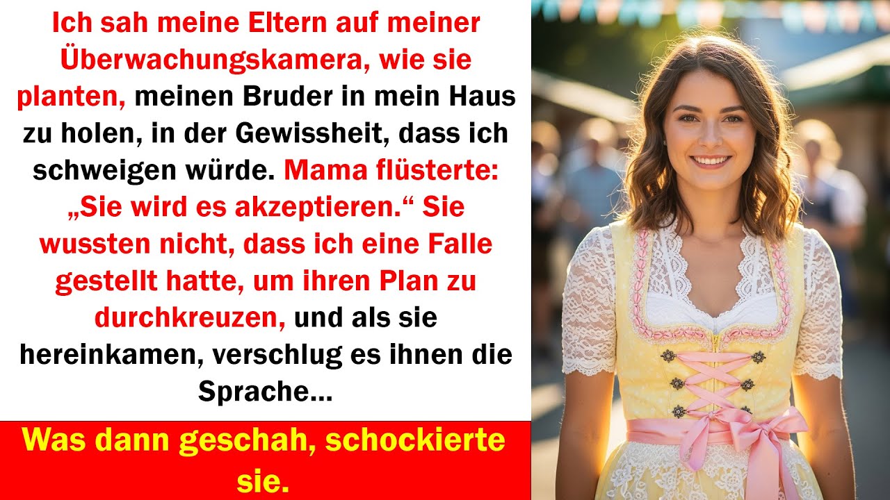 Als meine Eltern heimlich meinen Bruder einquartieren wollten, entlarvte die Kamera alles..