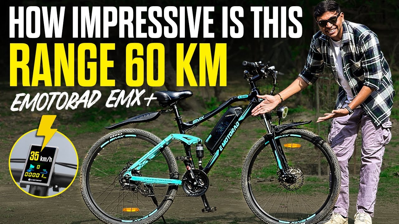 Emotorad EMX+ Ride Review | 60KM Range, Colour Display, Adjustable Suspensions | Emotorad EMX Plus