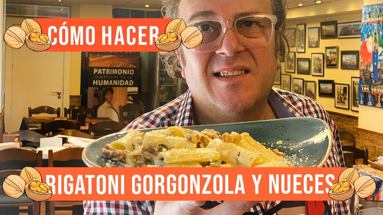 ¿Cómo hacer Pasta con  Gorgonzola y Nueces? | Receta Fácil