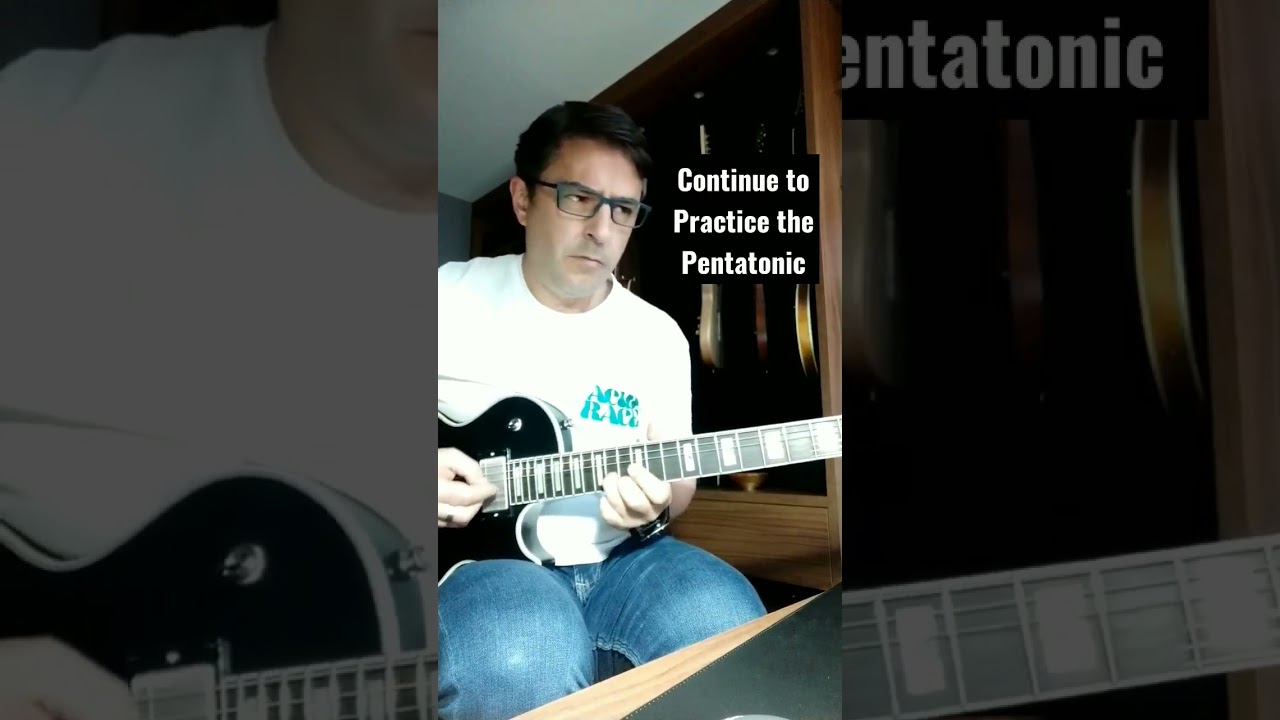 practice the pentatonic Jam session #blues #guitar #rock