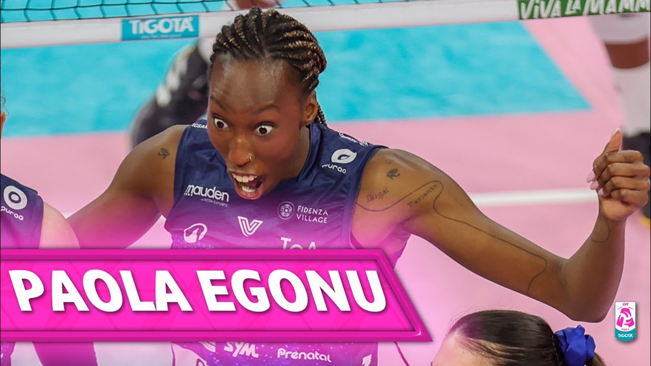QUEEN EGONU MVP , All points in Milano - Scandicci, Semifinal Game-1 Playoff Scudetto | LVF24/25