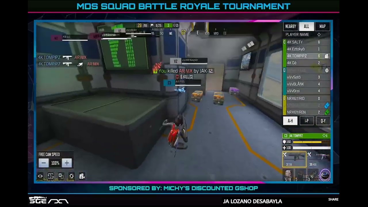 4 Kings rage on MDS Squad Battle Royale Tournament. @callofdutymobile