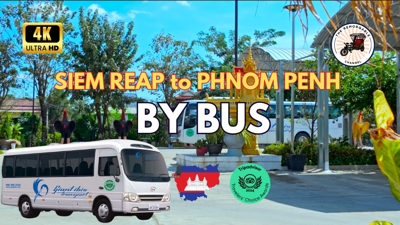 🇷🇺 🚌 6 часов в лучшем автобусе Камбоджи: Обзор поездки на Giant Ibis