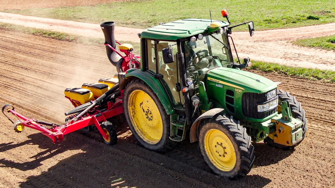 JOHN DEERE 6330 | Rübensaat mit Väderstad Tempo
