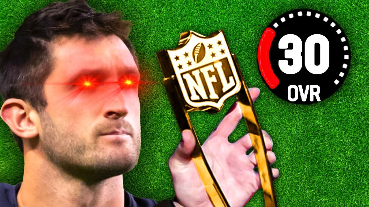 I Won MVP with the WORST NFL Player!
