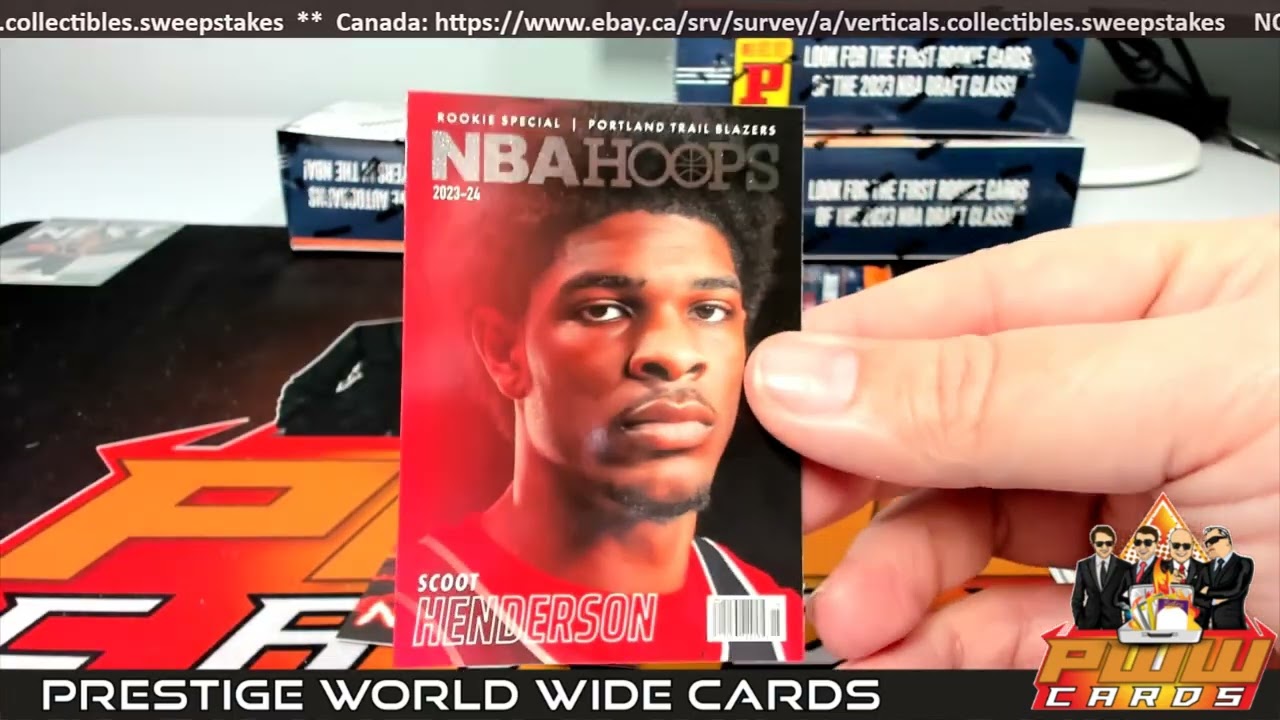 2023-24 Hoops NBA Basketball Asia 5x Box 1/4 Case Break #1