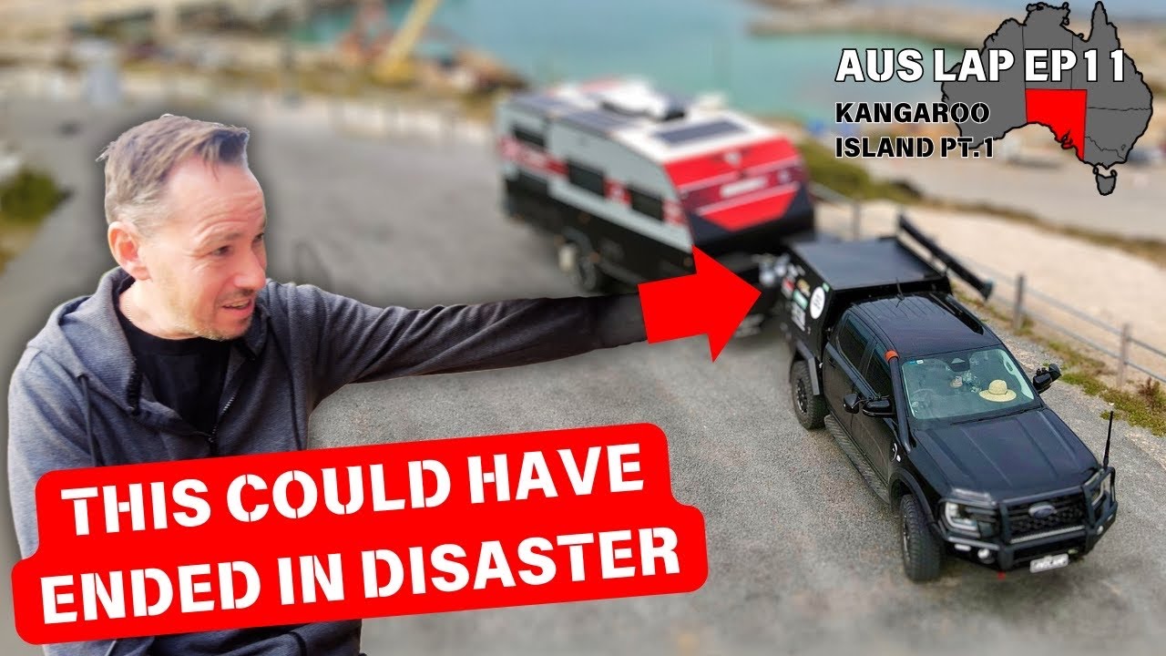 SCARY FIND ON OUR RANGER | Medical Bush Drama | Kangaroo Island Adventure Begins! AUS LAP EP11