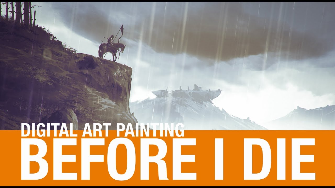 Digital art painting - Before I Die -