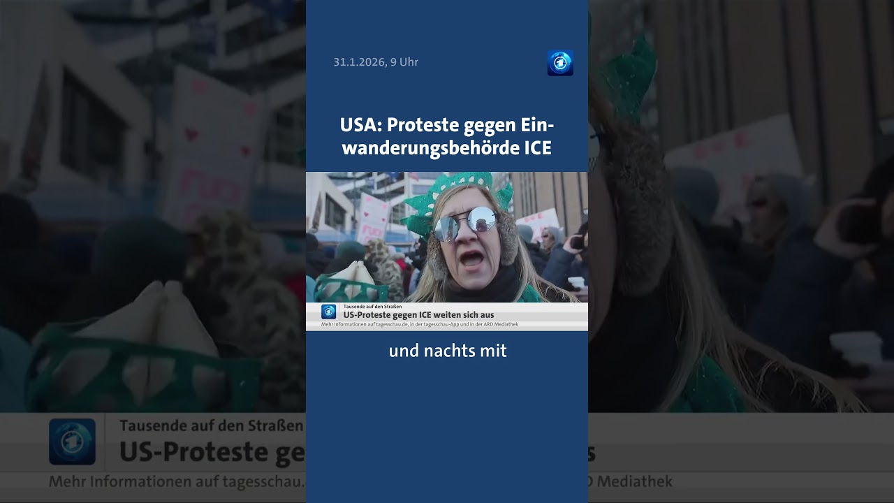 &bdquo;ICE OUT&ldquo; &ndash; unter diesem Motto sind in Minneapolis Tausende auf die Stra&szlig;e gegangen #nachrichten