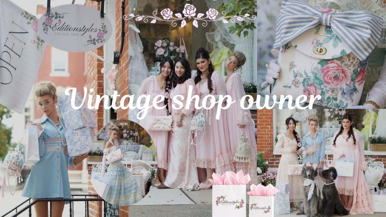 Управляю винтажным магазином мечты 🎀 Фотосессия, ремонт + поход в секонд со мной