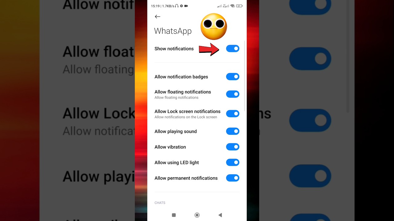 WhatsApp Notification Not Showing on Home Screen 😱