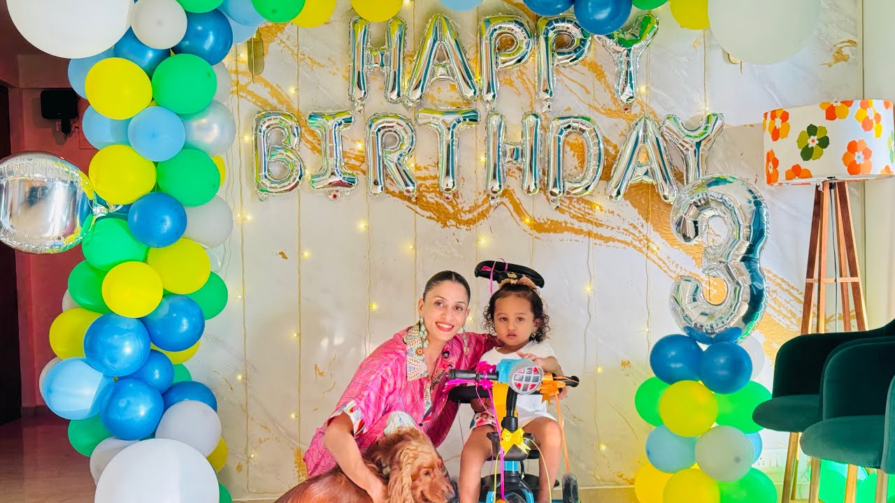 Celebrating Ishu’s 3rd Birthday 🎁 🙏❤️🥳@awesomeagnihotrisvlog 