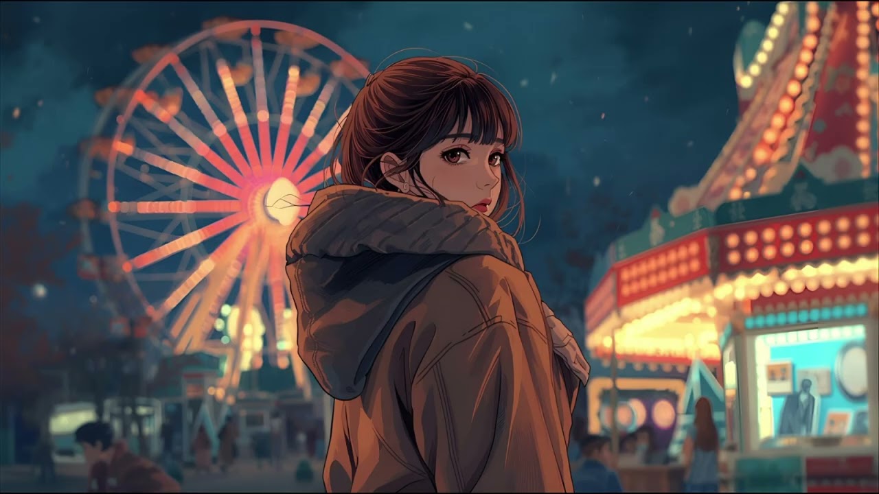 Neon Retro Lo-fi Hip Hop for Study & Work 🎧 Chill Music Playlist｜ネオン街・エモい・ノスタルジア BGM