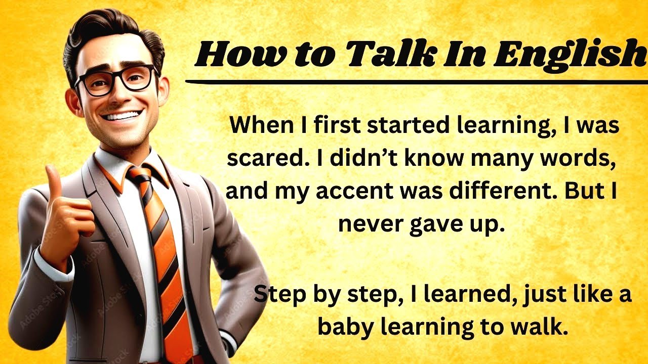 How To talk in English | Graded Reader | How to Start English Speaking