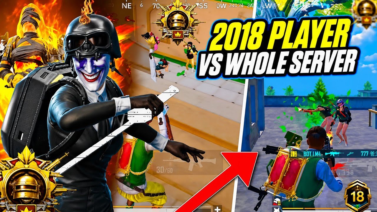 2018 Player 👑 vs Whole Server BGMI 1V4 INTENSE CLUTCHES ☠️ PANIC SITUATIONS. @lzdleznd01 