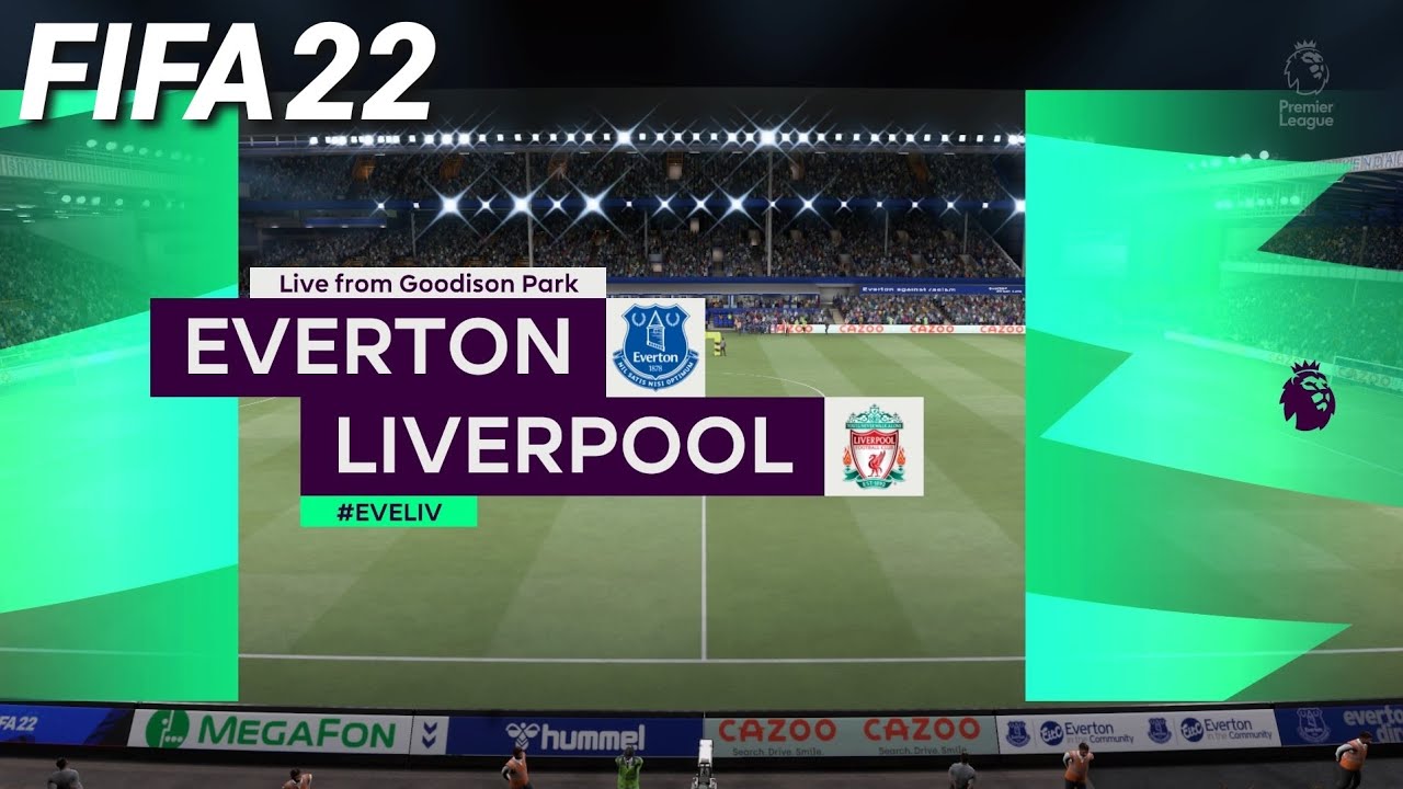 FIFA 22 - Everton vs Liverpool - Premier League | PS4
