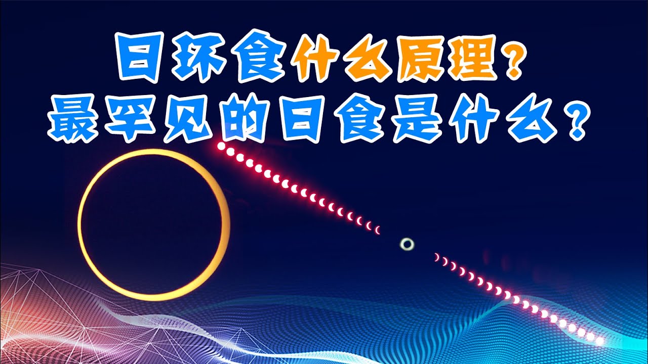 金环日食！日环食的原理是什么？你知道最罕见的日食是什么吗？