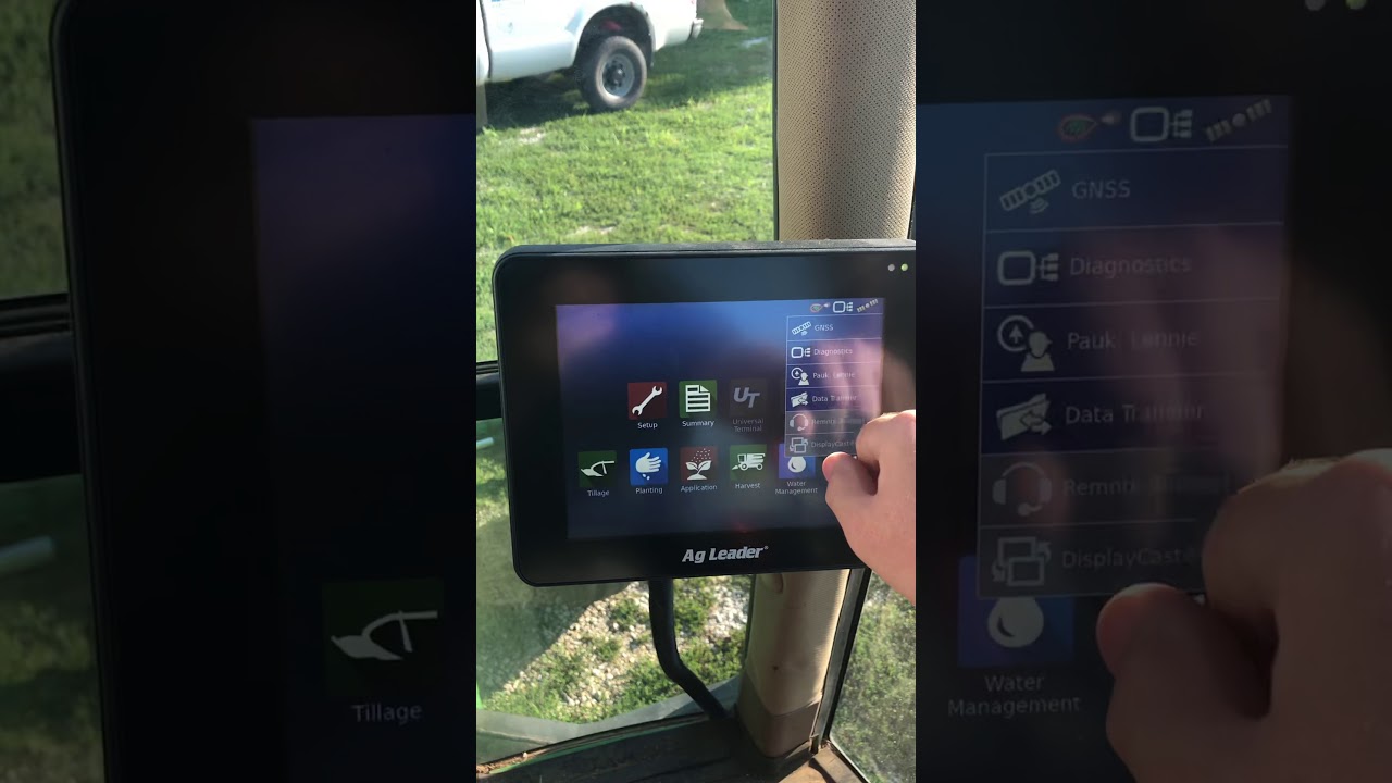 Exporting data to iPad from Ag Leader InCommand Display