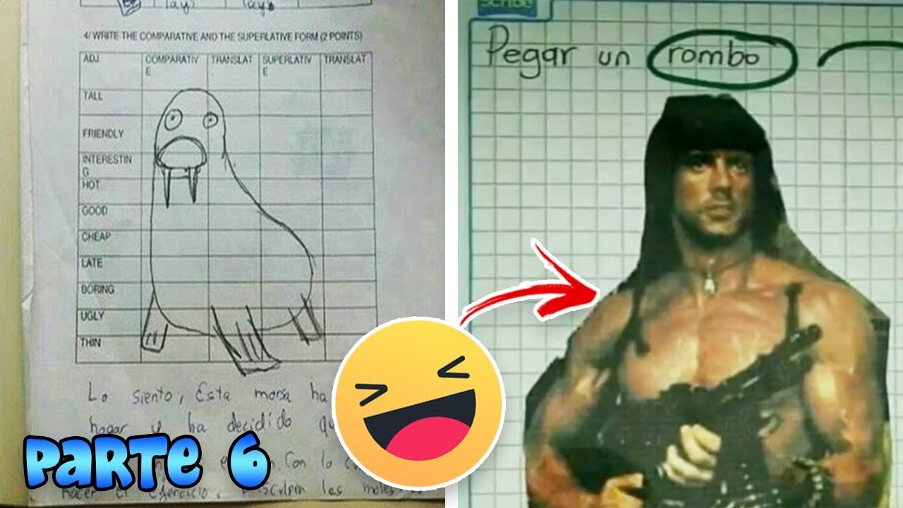 Las 10 Respuestas Mas Graciosas en Exámenes (parte 6)