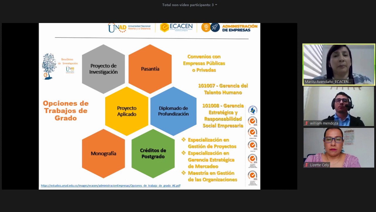 Estudiar Administración de Empresas - Charla Virtual UNAD