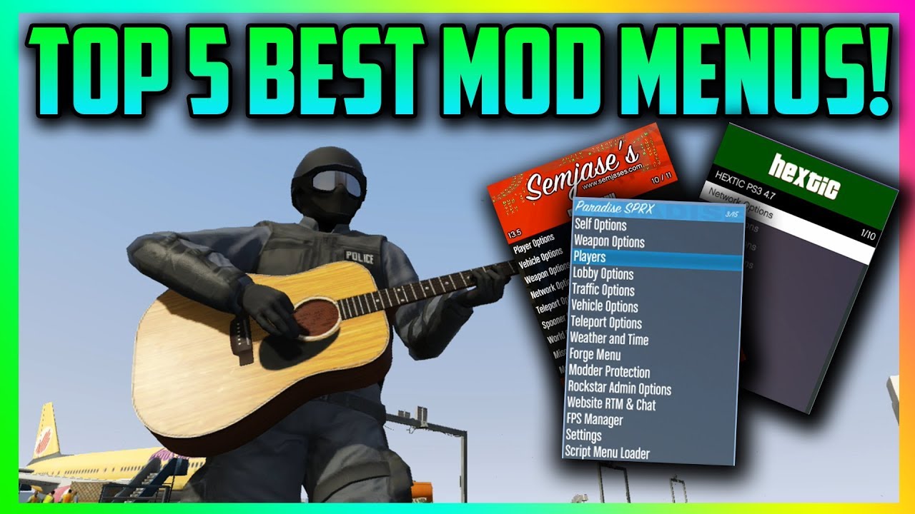 (PS3/GTA 5) TOP 5 BEST MOD MENUS + Downloads (2020)