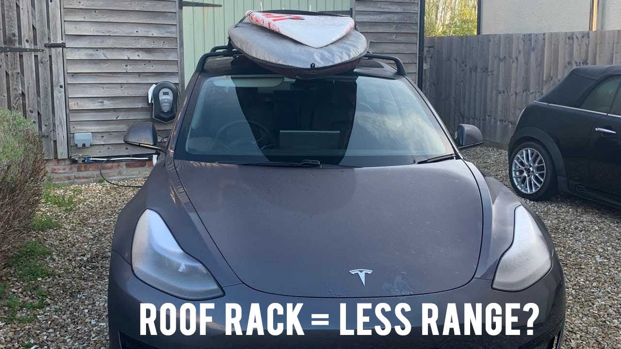 tesla roof rack efficency