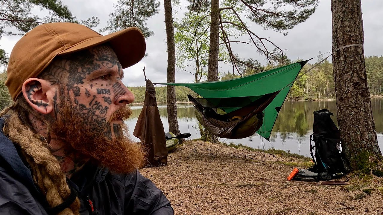 Packraft Camping & Outdoor Cooking | Gourmet Burgers & Craft Beer In Swedish Nature