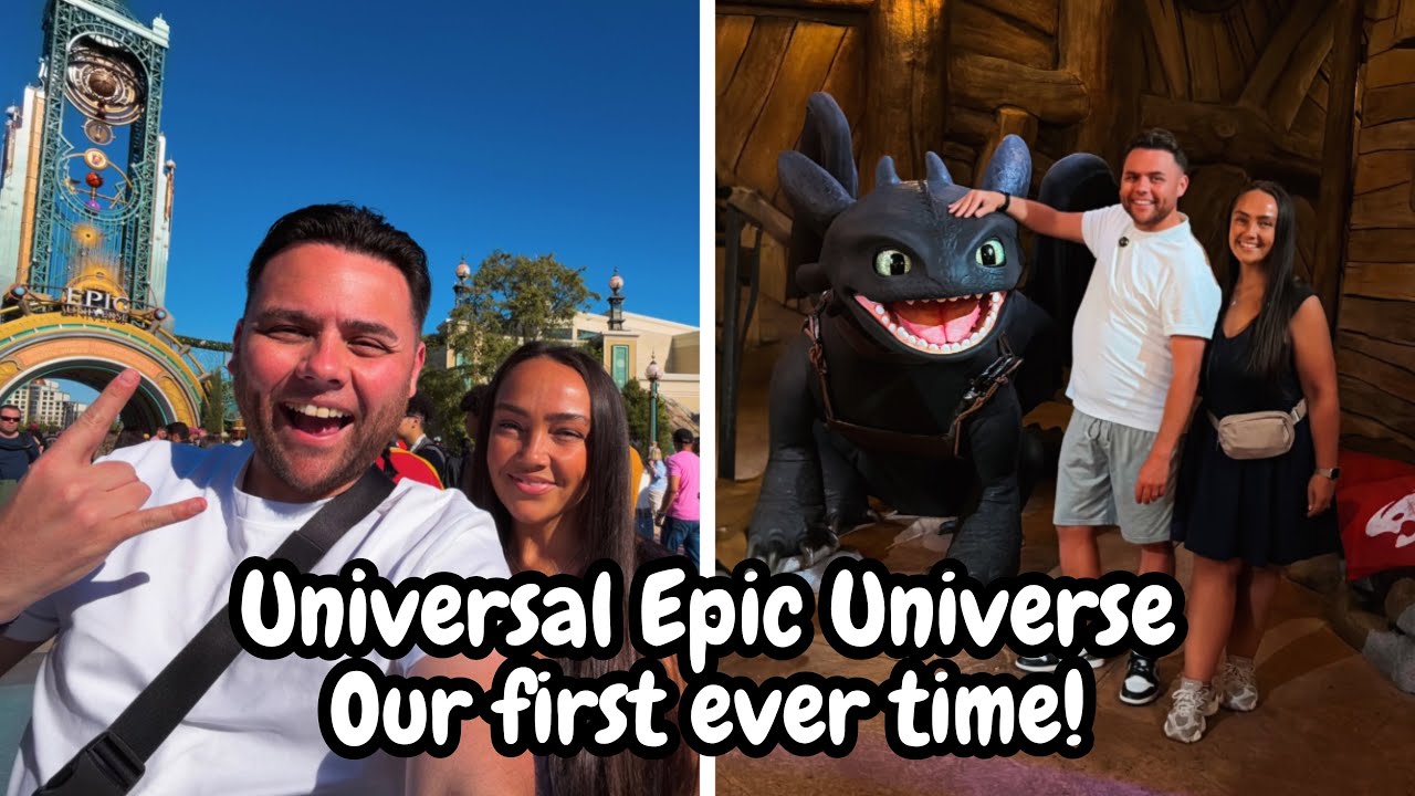 Universal Studios Epic Universe our FIRST VISIT! Rides, Food & That Incredible Entrance🌌Orlando Vlog