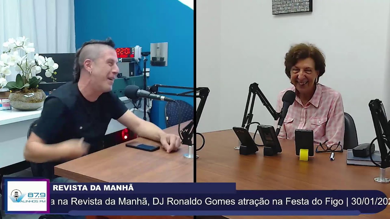 Agora na Revista da Manhã, DJ Ronaldo Gomes atração na Festa do Figo