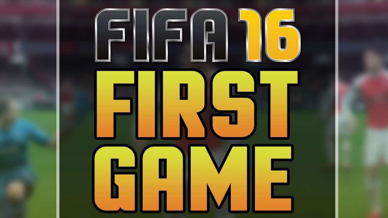 FIFA 16 Gameplay - First Game! (PS4 Exhibition Match)