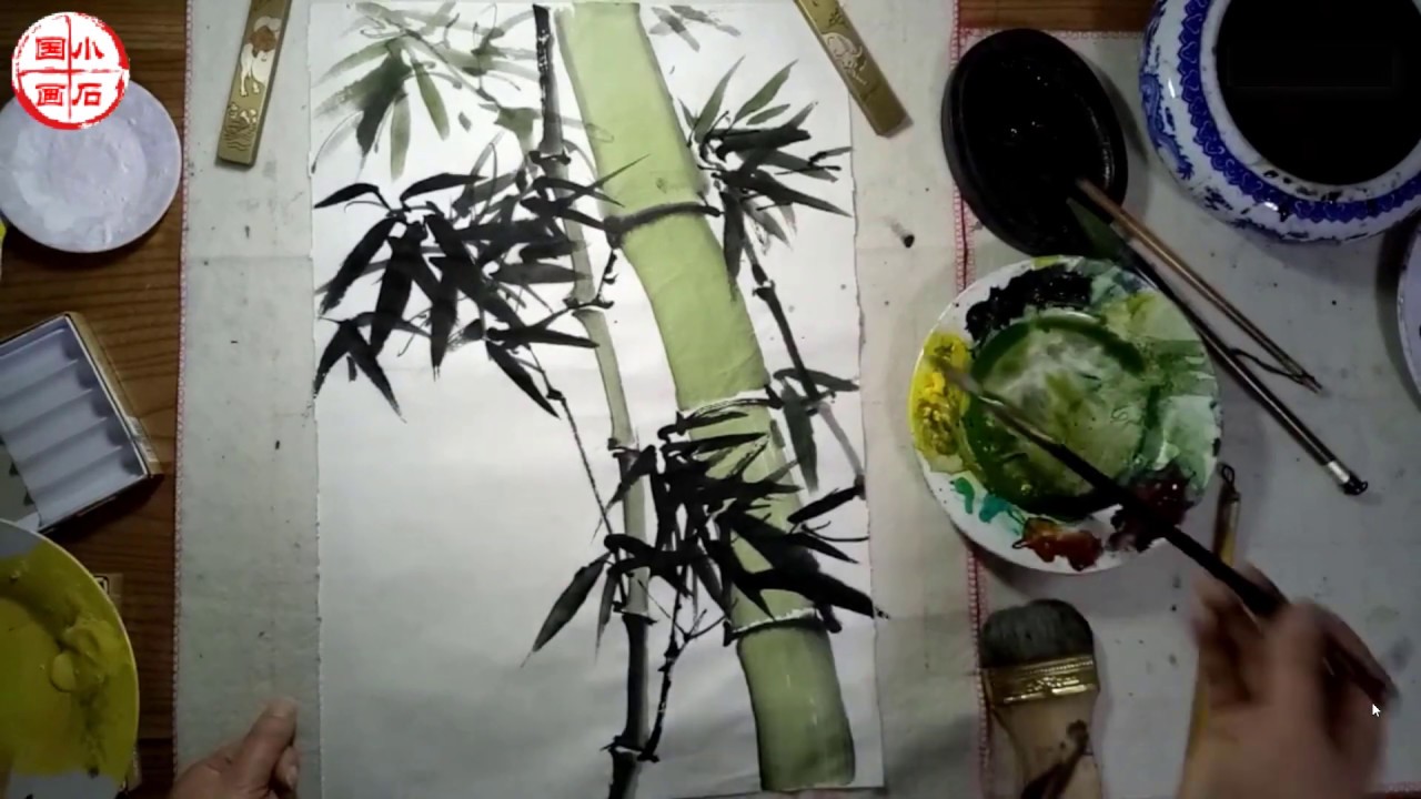 Китайские кисти картины бамбука