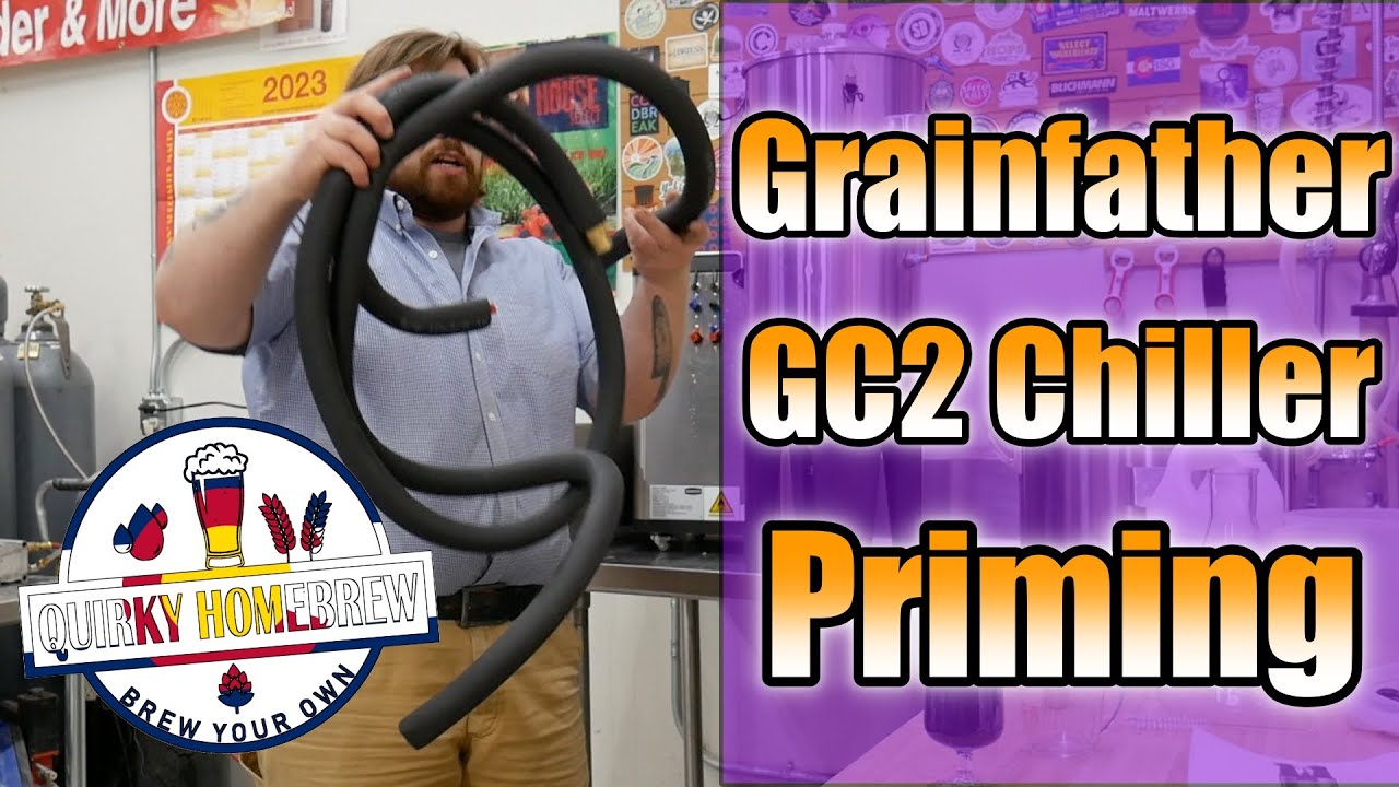 Grainfather GC2 Chiller Priming! How to Setup and Prime your Chiller Before Use. WATCH FIRST!