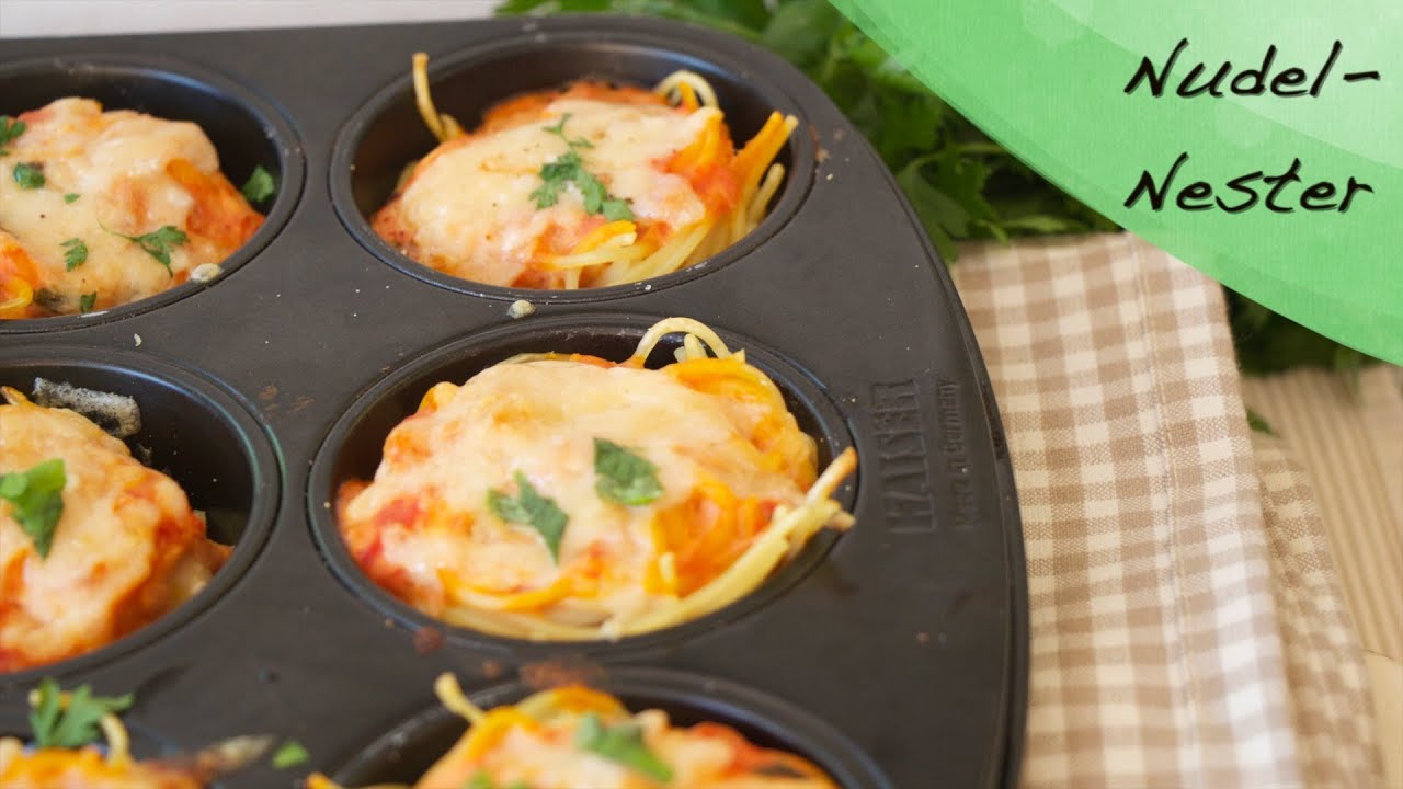 Kochen mit MutterLandrand - Nudelnester für Kids