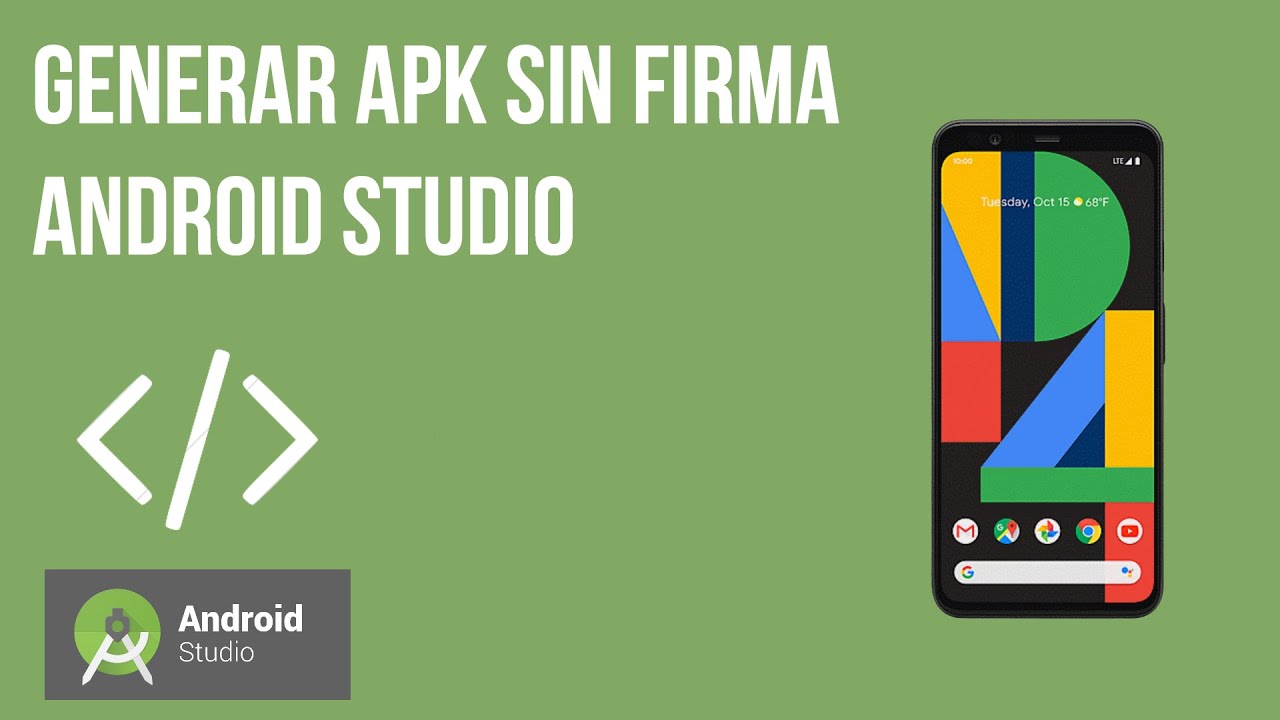 Android Studio - Generar APK sin firma (Paso a paso)