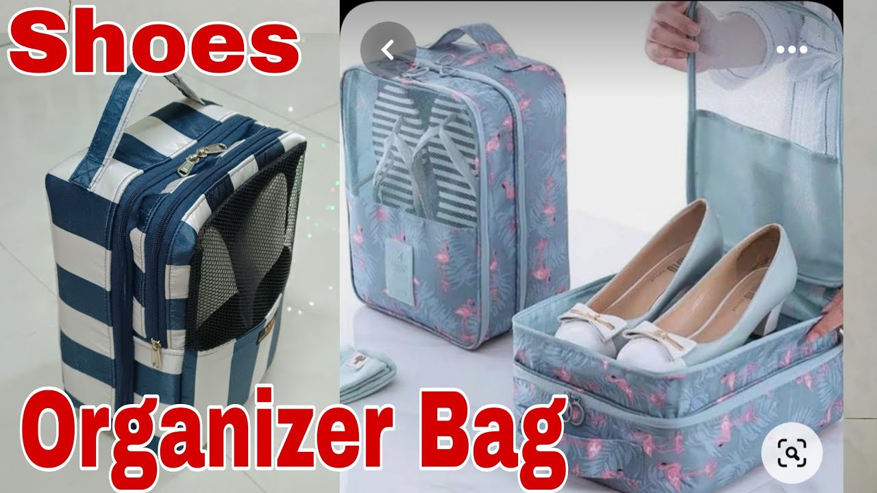 DIY: Waterproof Shoes n Clothes Organizer Bag Tutorial By Anamika Mishra...