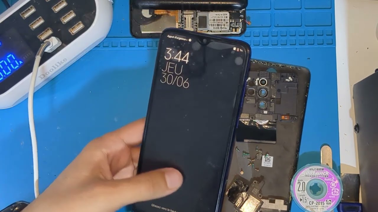 Redmi note 8 pro charging problem اصلاح مشكل الشحن في هاتف شومي