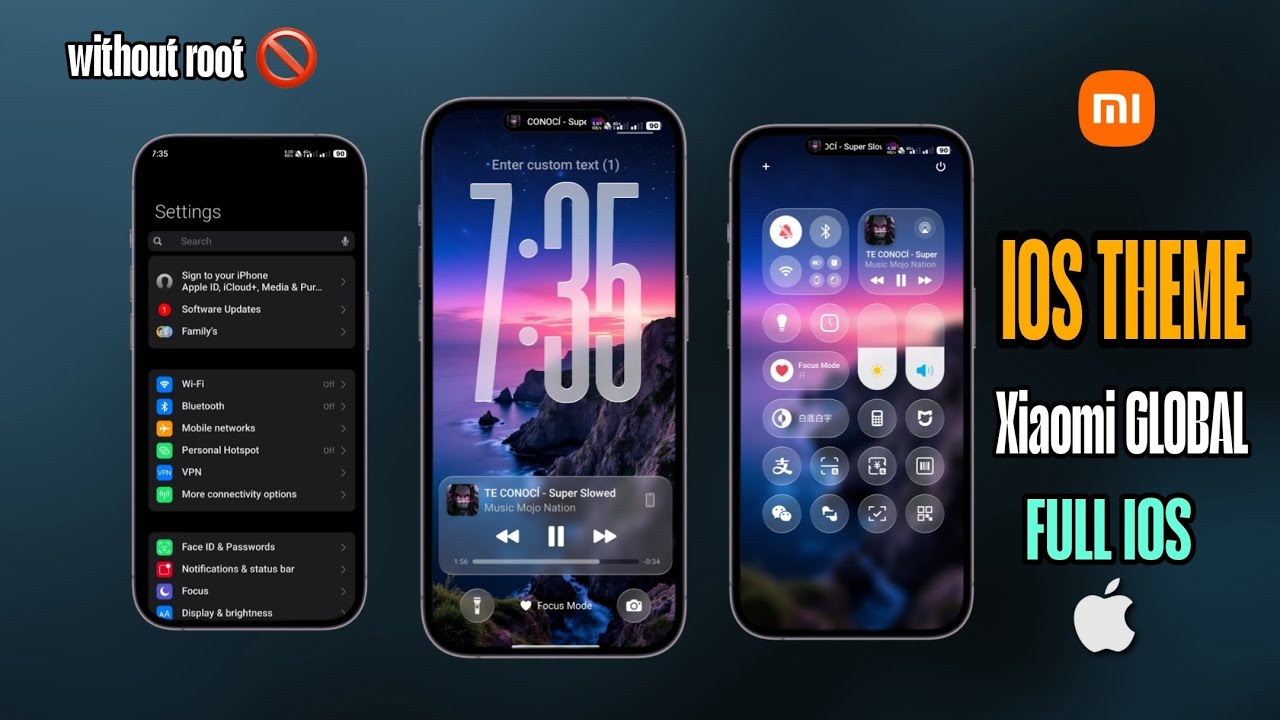 IOS STYLE THEME    NO ROOT 🚫 NO APK 🚫  FULL IOS SETUP   WITHOUT ROOT 