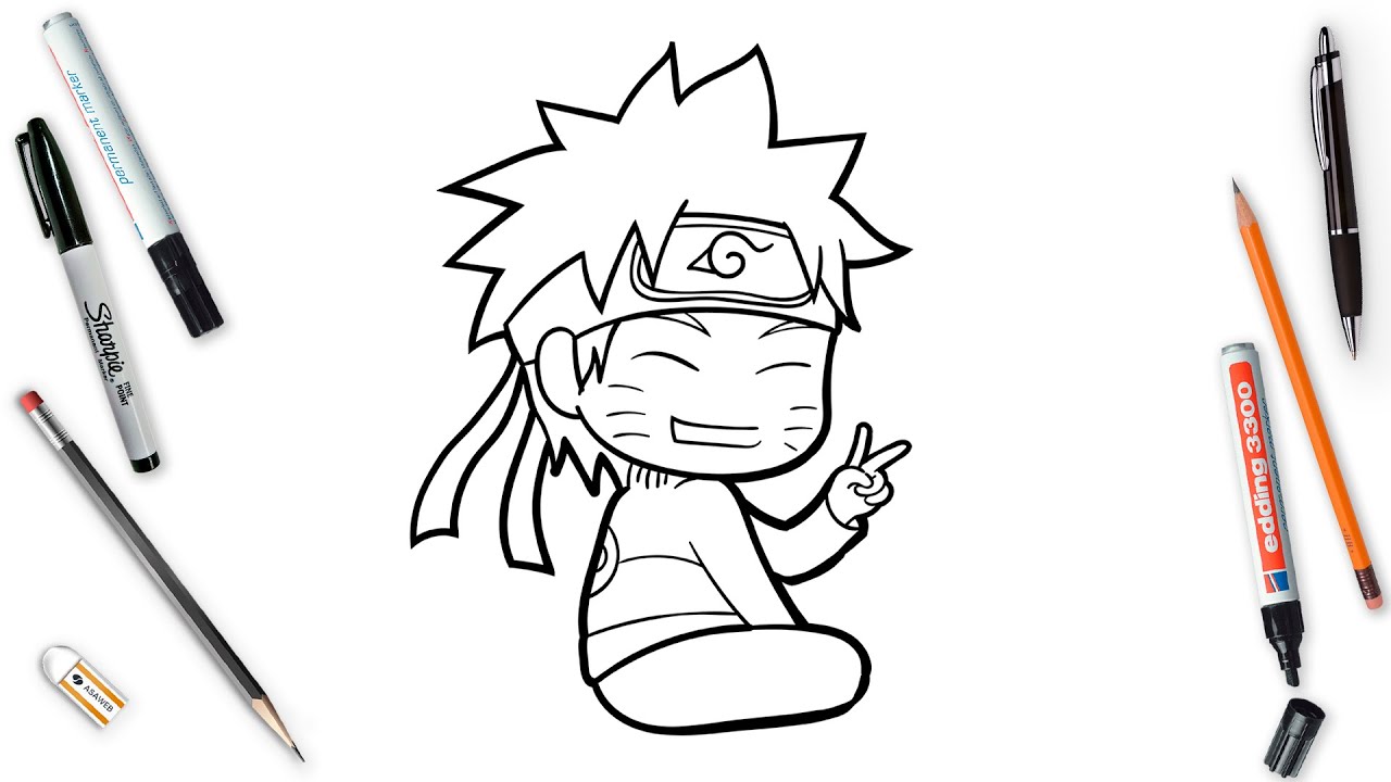 How To Draw Naruto Easy Step By Step | Chibi Naruto Shippuden | Kawaii Art