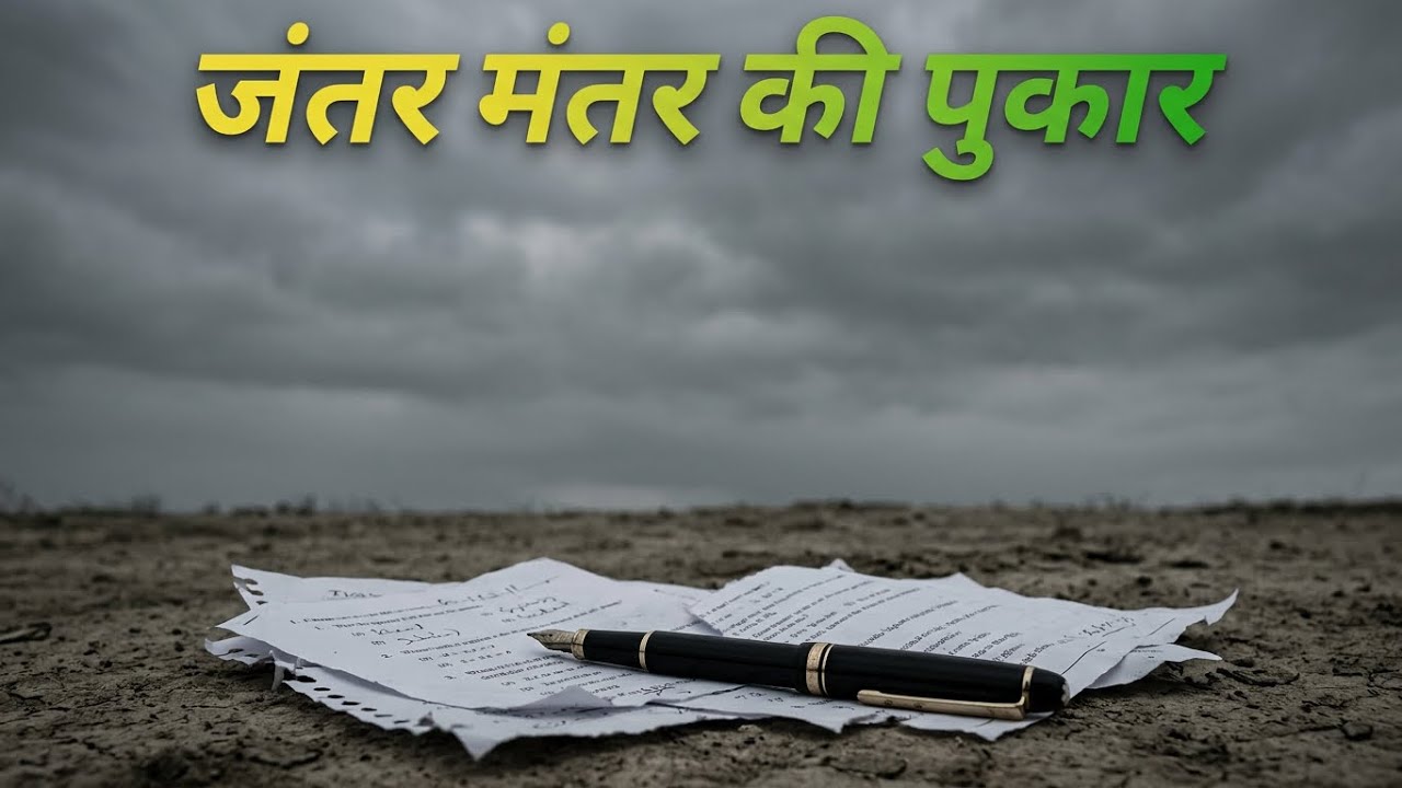 जंतर मंतर की पुकार | Unemployment and Paper Leak | Hindi Poetry | Neeru Malik Official