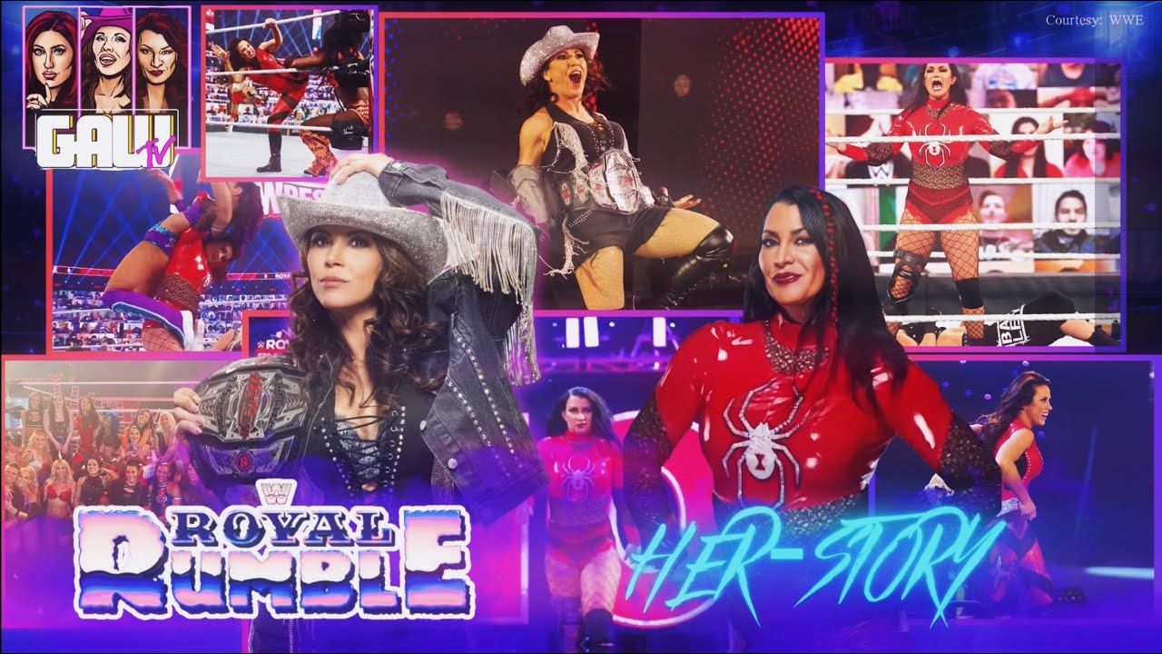 Микки Джеймс и Виктория - WWE Royal Rumble Her-Story #WWE #ROYALRUMBLE