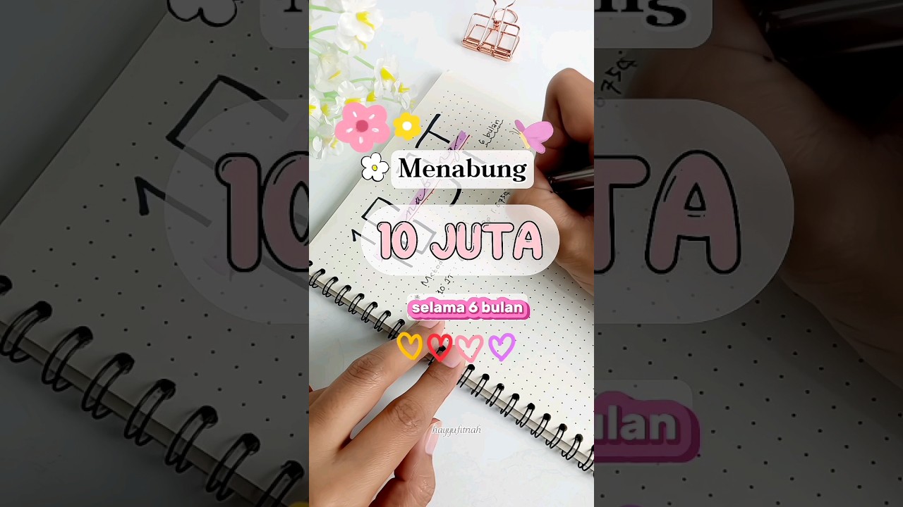 Cara Menabung 10 juta selama 6 bulan 